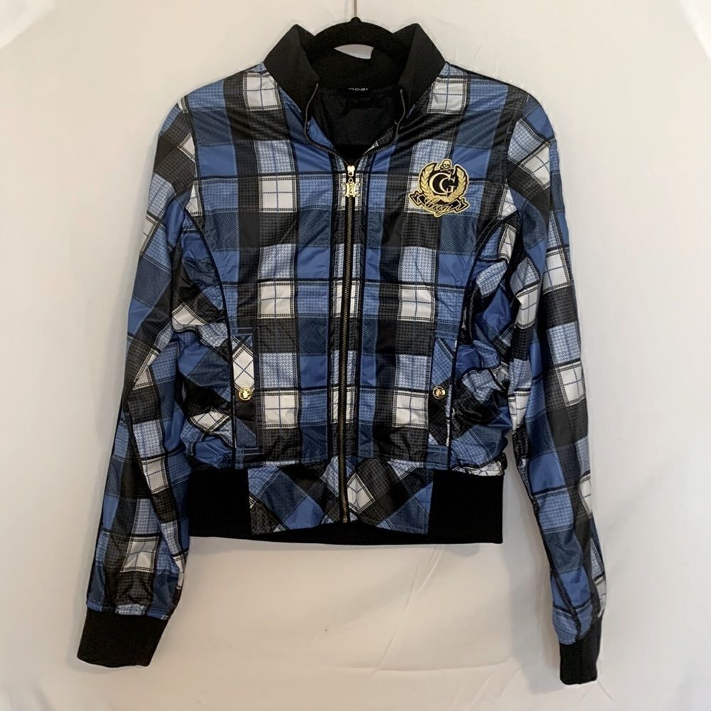 Vintage‎ Coogi blue plaid jacket size M - Picture 4 of 12